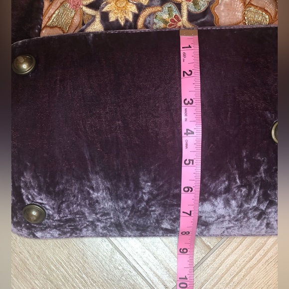 Anke Drechsel Handmade Velvet and Embroidered Tote - Picture 16 of 16